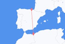 Vols depuis la ville d'Oujda vers la ville de Vitoria-Gasteiz