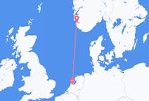 Vluchten van Amsterdam, Nederland naar Stavanger, Noorwegen