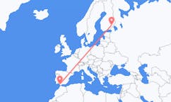 Flights from Savonlinna, Finland to Jerez de la Frontera, Spain