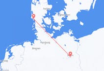 Flights from Berlin, Germany to Esbjerg, Denmark