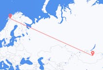 出发地 蒙古出发地 乌兰巴托目的地 挪威纳尔维克的航班
