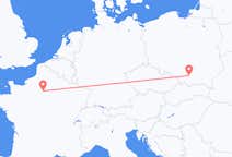 Flyreiser fra Krakow, Polen til Paris, Frankrike