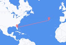 Flights from Orlando, the United States to Terceira Island, Portugal