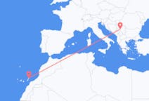 出发地 塞尔维亚出发地 克拉列沃目的地 西班牙兰萨罗特岛的航班