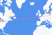 Flights from Detroit, the United States to Łódź, Poland