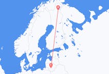 出发地 立陶宛出发地 考那斯目的地 芬兰伊瓦洛的航班