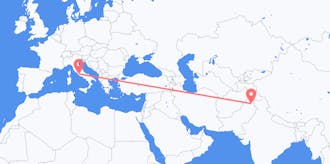 Flyrejser fra Pakistan til Italien