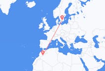 Flights from Zagora, Morocco to Växjö, Sweden