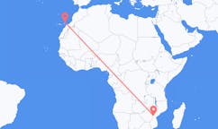 Flyg från Chimoio, Moçambique till Lanzarote, Spanien