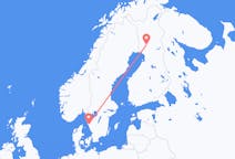 Vluchten van Rovaniemi, Finland naar Göteborg, Zweden