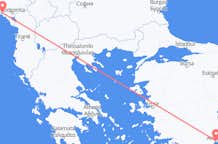 Flights from Antalya to Tivat