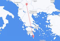 Flyrejser fra Skopje, Nordmakedonien til Kythera, Grækenland
