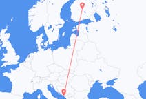 Flights from Tivat, Montenegro to Jyväskylä, Finland