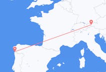 Flyrejser fra Innsbruck, Østrig til Vigo, Spanien