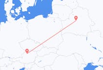 Fly fra Linz til Minsk