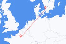Flyreiser fra Ängelholm, Sverige til Paris, Frankrike