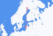 Vols de Palanga, Lituanie pour Luleå, Suède