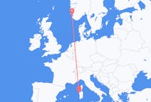 Flyrejser fra Stavanger, Norge til Alghero, Italien
