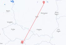 Flyrejser fra Szczytno, Polen til Wien, Østrig