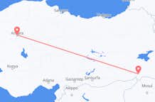 Flyreiser fra Ankara, Tyrkia til Sirnak, Tyrkia