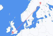 Fly fra Rovaniemi til Exeter