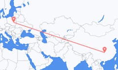 중국 장가계에서 출발해 폴란드 라돔에게(으)로 가는 항공편