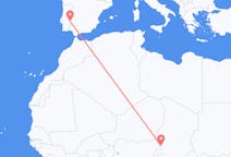 Flyreiser fra N Djamena, til Badajoz