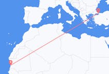 Loty z Nawakszut, Mauretania do Stambuł, Turcja