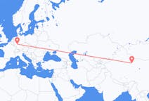 Flüge von Dunhuang, China nach Frankfurt, Deutschland