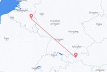 Flights from Liège, Belgium to Innsbruck, Austria
