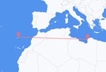 Flyrejser fra Benghazi, Libyen til Vila Baleira, Portugal