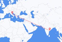 出发地 印度出发地 拉贾蒙德里目的地 意大利佩斯卡拉的航班