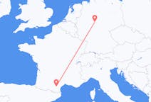 Flights from Carcassonne, France to Kassel, Germany