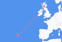 Flights from Pico Island, Portugal to Glasgow, the United Kingdom