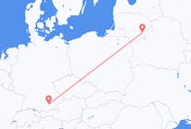 Flyg från München, Tyskland till Vilnius, Litauen
