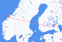 Vols depuis la ville de Kristiansund vers la ville de Lappeenranta