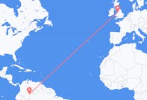 Flights from Mitú, Colombia to Liverpool, the United Kingdom