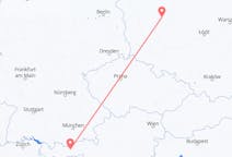 Flyrejser fra Innsbruck, Østrig til Poznań, Polen