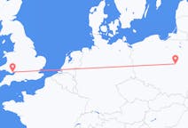Flyg från Cardiff, Wales till Warszawa, Polen