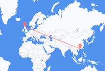 Flyg från Guangzhou, Kina till Inverness, Skottland