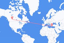 Flights from Edmonton to Santorini