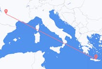 Flyrejser fra Bergerac, Frankrig til Iraklio, Grækenland