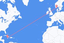 Flyg från Montego Bay, Jamaica till Kristiansand, Norge