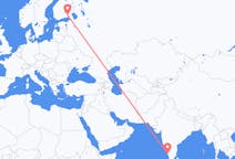 Flights from Kozhikode, India to Lappeenranta, Finland