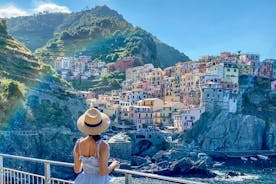 Cinque Terre með lest með Portovenere með bát frá Flórens
