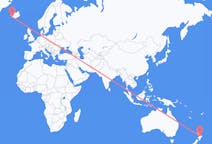新西兰出发地 罗托路亚飞往新西兰到雷克雅未克的航班
