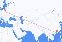 Flyrejser fra Hong Kong til Warszawa