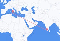 Flights from Thiruvananthapuram, India to Trapani, Italy