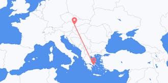 그리스에서 슬로바키아까지 운항하는 항공편