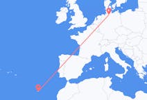 Loty z Funchal, Portugalia do Hamburga, Niemcy